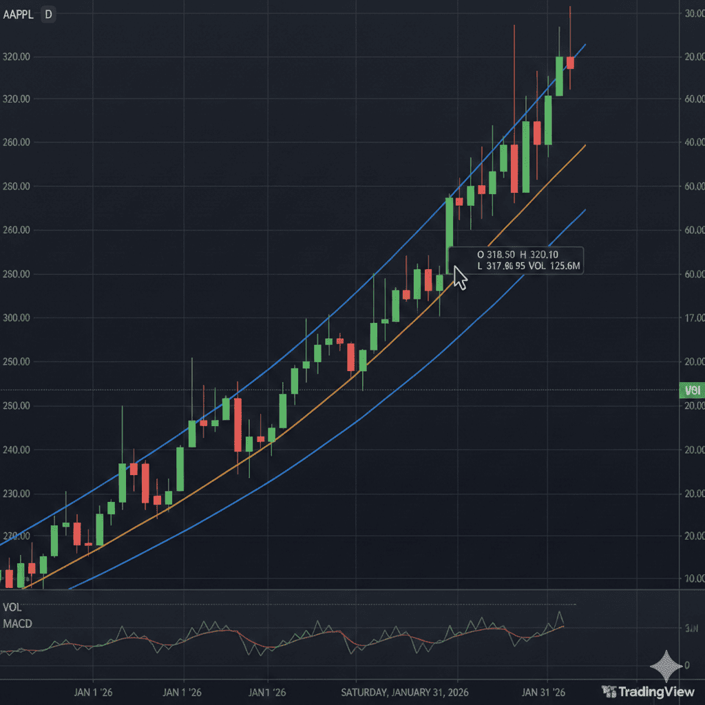 볼린저 밴드 워크 예시